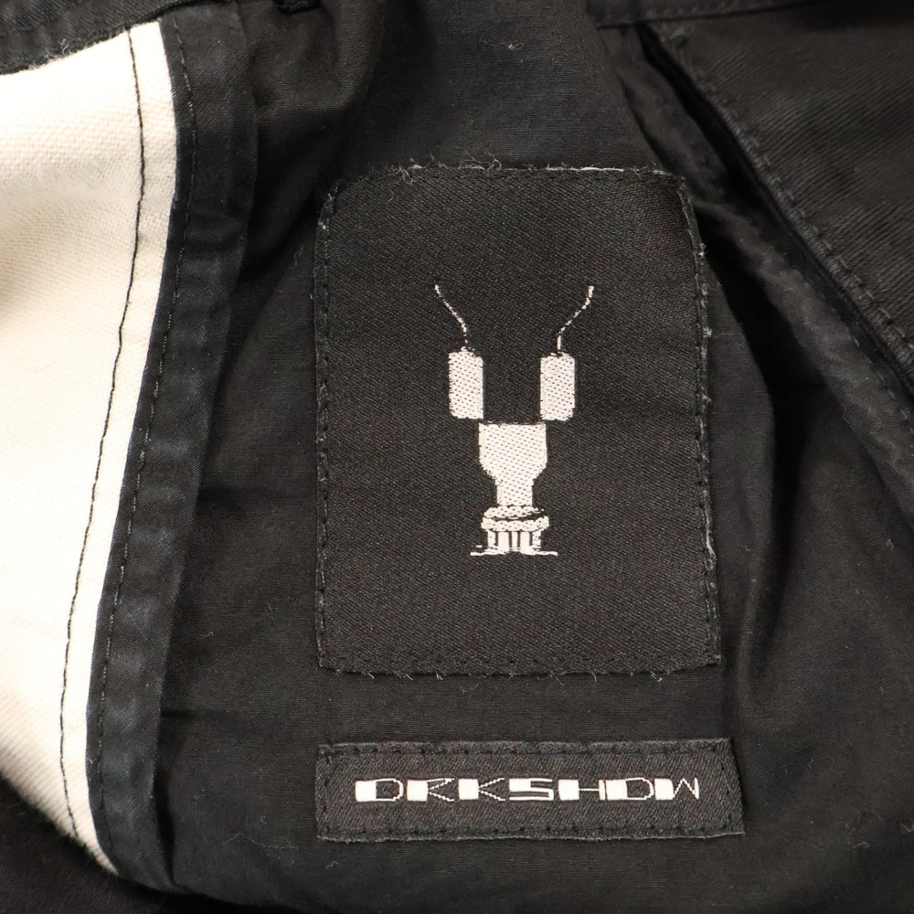 DRKSHDW(ダークシャドウ) 19SS EASY PUSHERS PANTS DU19S4371-NDKL イージープッシャー サイドライン ブラック/ホワイト ロングパンツ