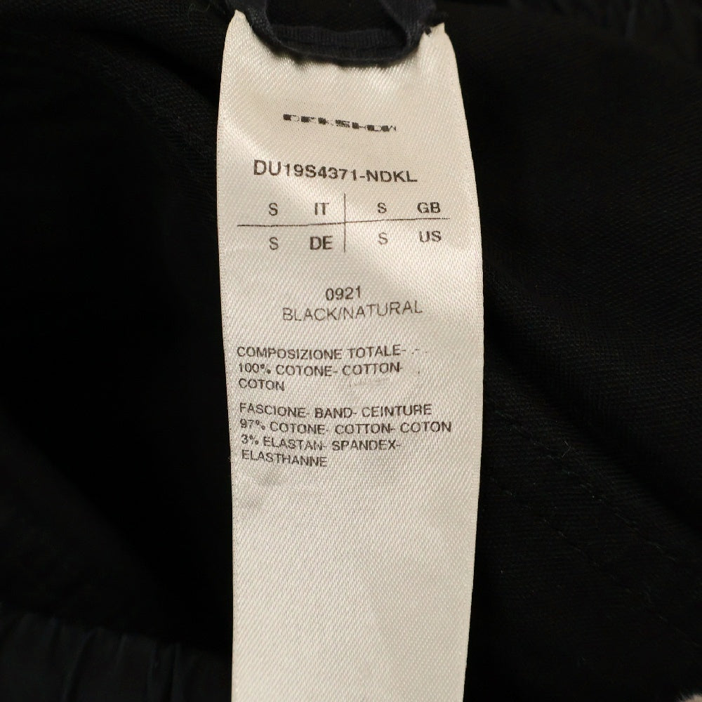 DRKSHDW(ダークシャドウ) 19SS EASY PUSHERS PANTS DU19S4371-NDKL イージープッシャー サイドライン ブラック/ホワイト ロングパンツ
