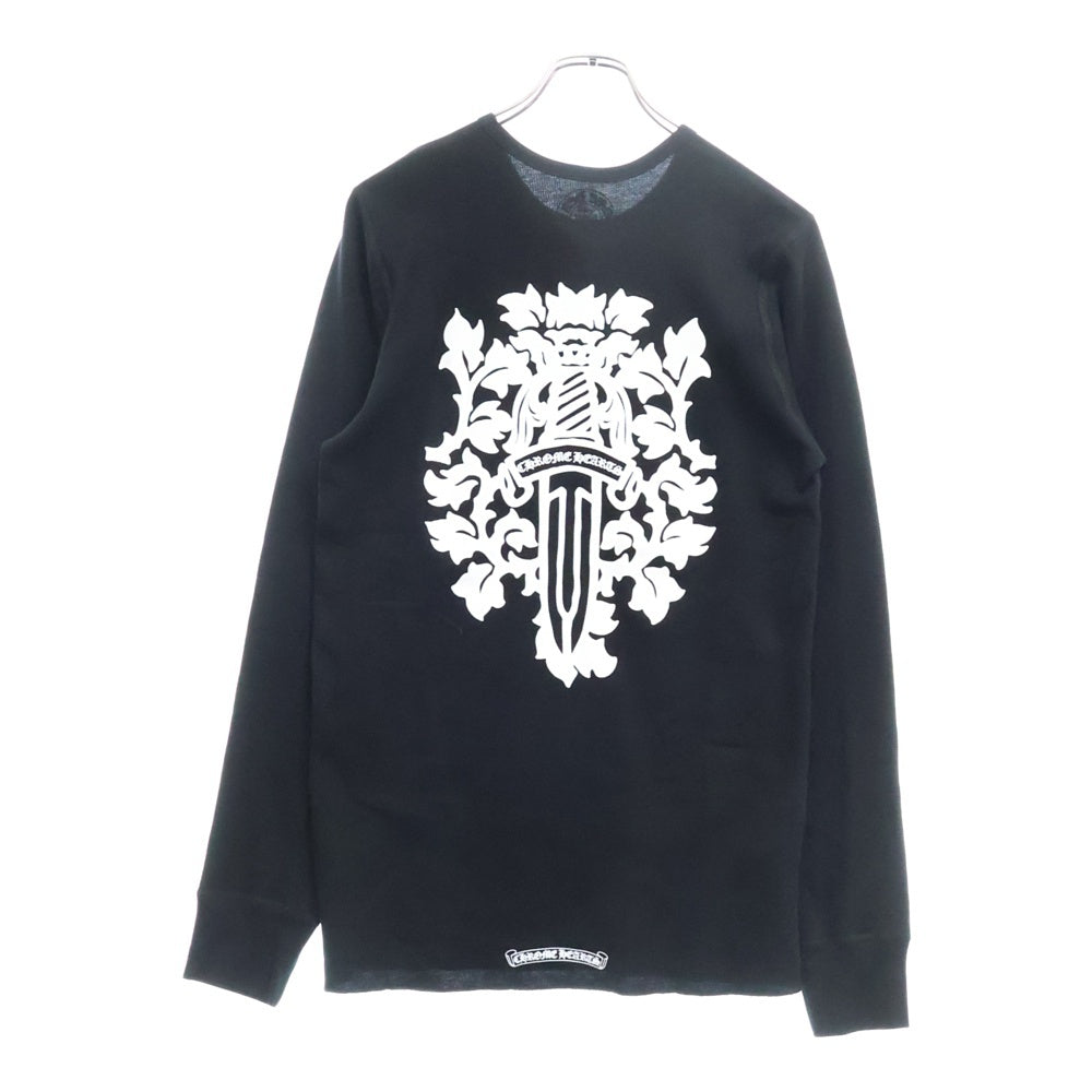CHROME HEARTS(クロムハーツ) Thermal L S ヴァインダガーバックプリントサーマル長袖カットソー