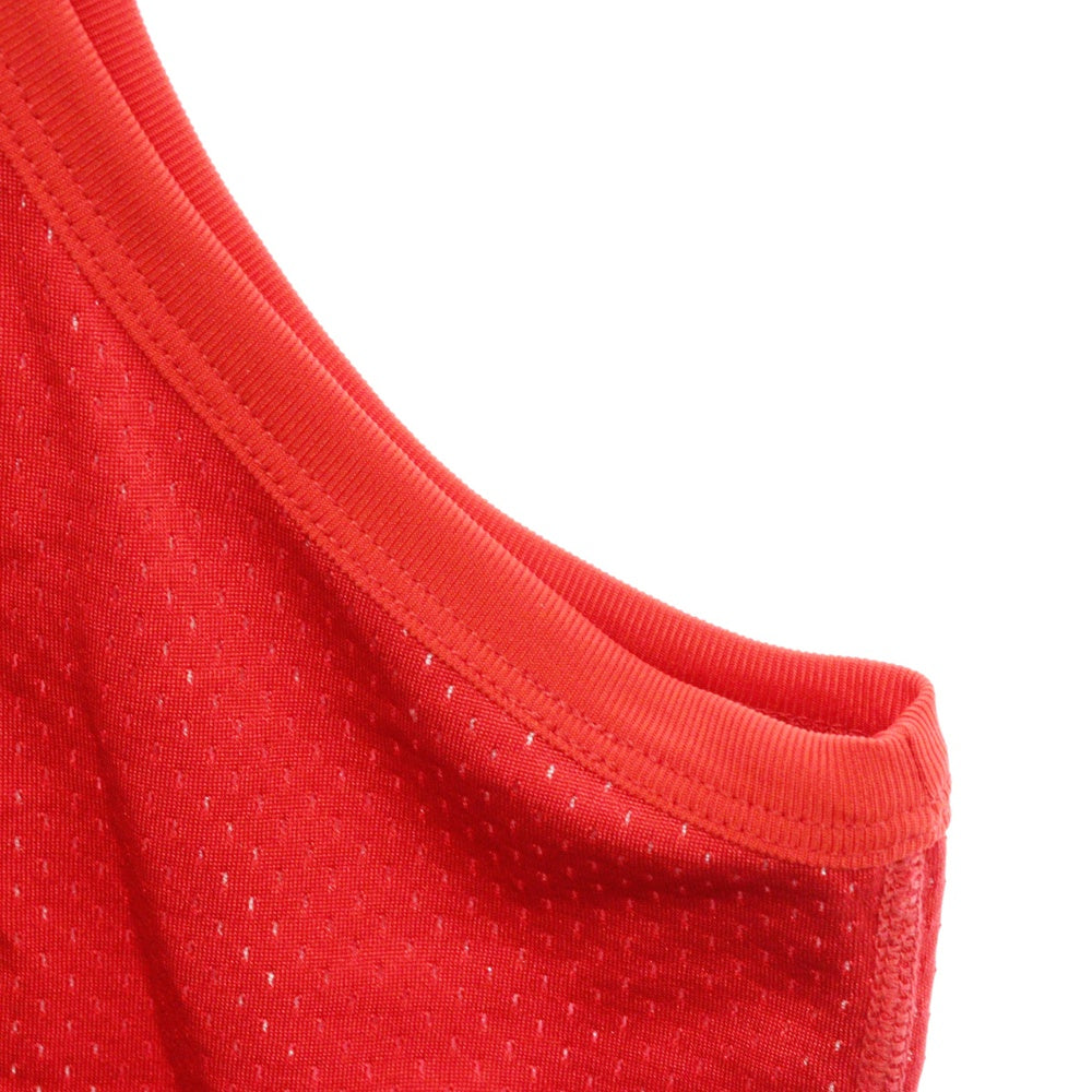 CHROME HEARTS(クロムハーツ) ×MATTY BOY MESH WARM UP JERSEY マッティボーイ リバーシブル CHロゴプリント メッシュタンクトップ ノースリーブ レッド