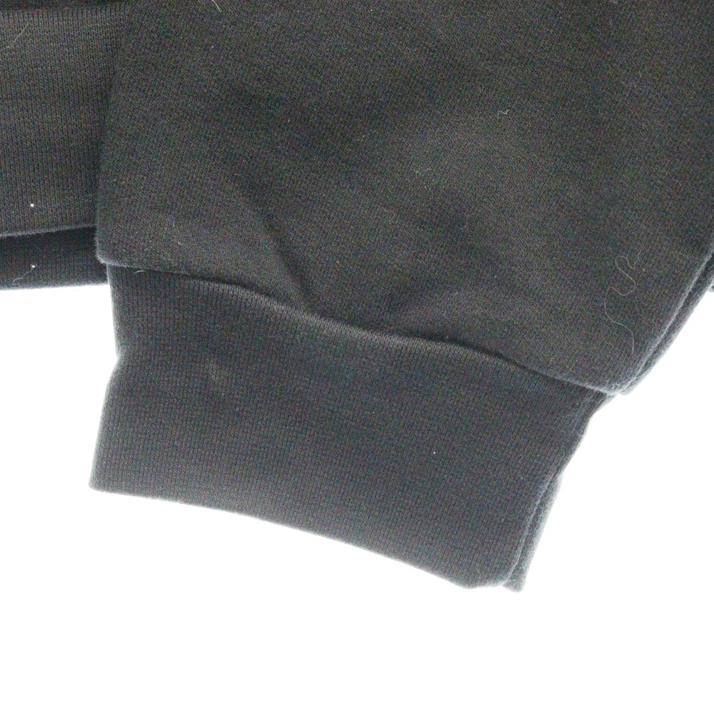 CHROME HEARTS(クロムハーツ) SWTSHRT PLVR 袖ロゴプリントプルオーバーフーディ パーカー ブラック