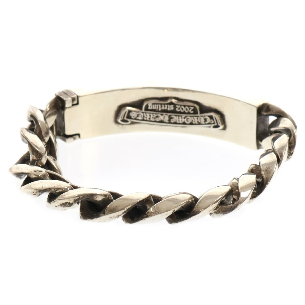 CHROME HEARTS(クロムハーツ) ×ROLLING STONES ローリングストーンズ リップアンドタンIDクラシック ダイヤ シルバーブレスレット