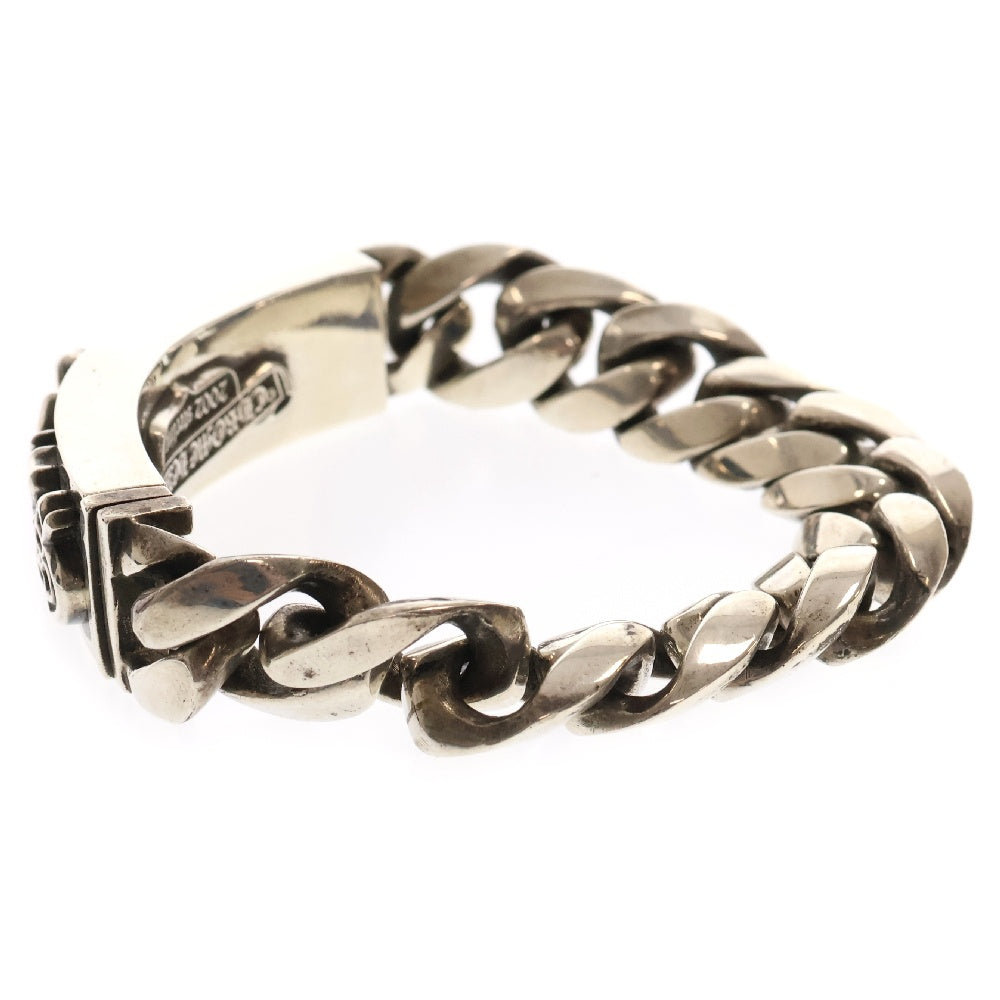CHROME HEARTS(クロムハーツ) ×ROLLING STONES ローリングストーンズ リップアンドタンIDクラシック ダイヤ シルバーブレスレット
