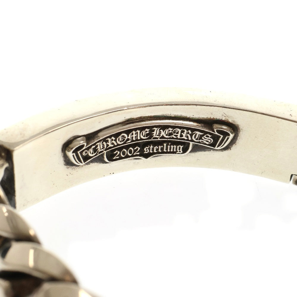CHROME HEARTS(クロムハーツ) ×ROLLING STONES ローリングストーンズ リップアンドタンIDクラシック ダイヤ シルバーブレスレット