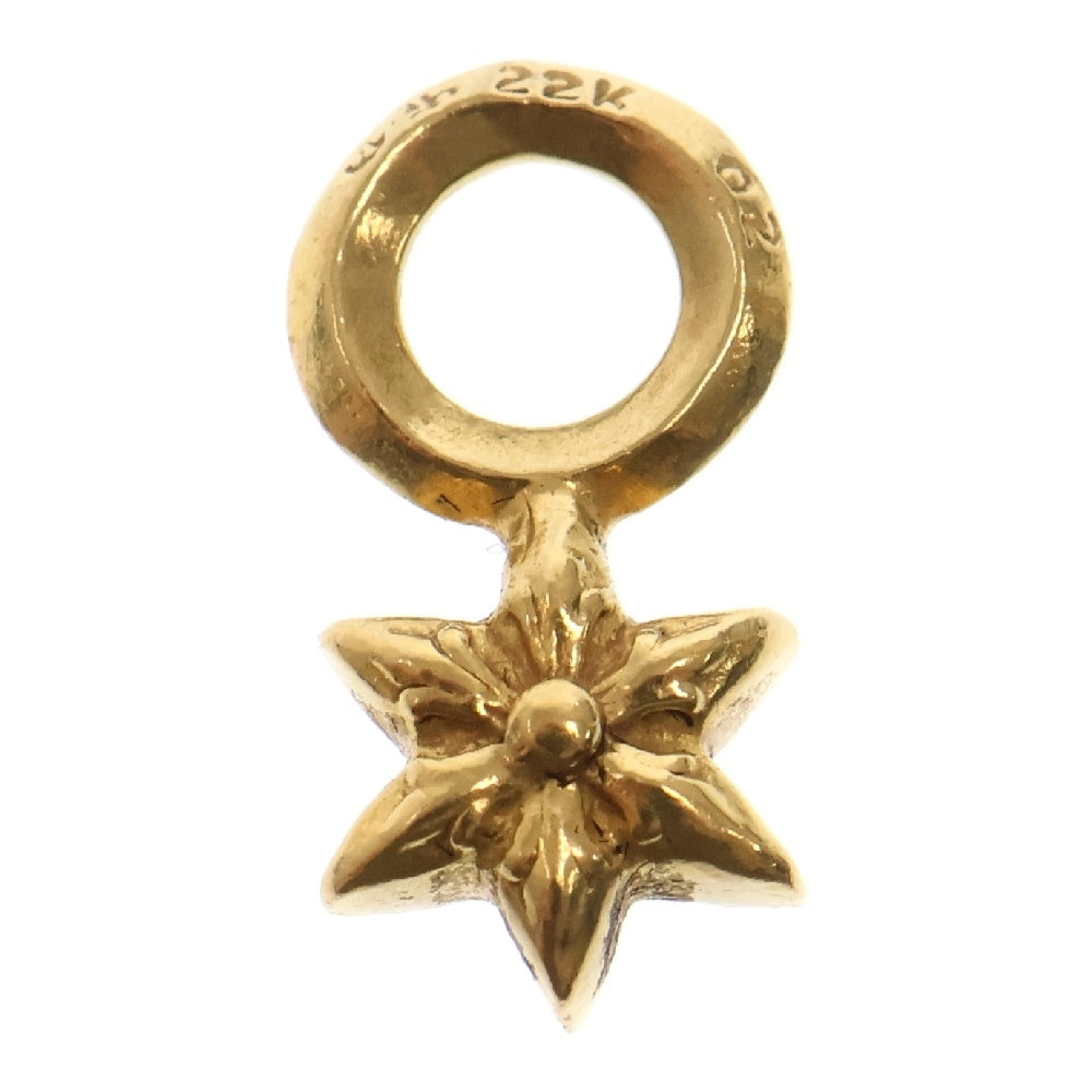 CHROME HEARTS(クロムハーツ) 22K STACK STAR V1 スタースタックチャーム ゴールドネックレストップ