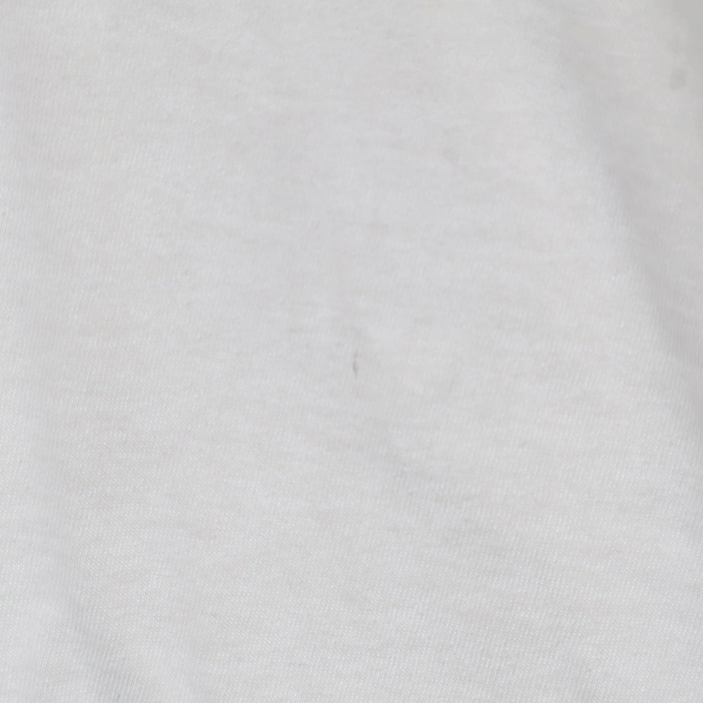 CHROME HEARTS(クロムハーツ) Neck Logo L/S Tee ネックロゴ プリント長袖Tシャツ カットソー ホワイト