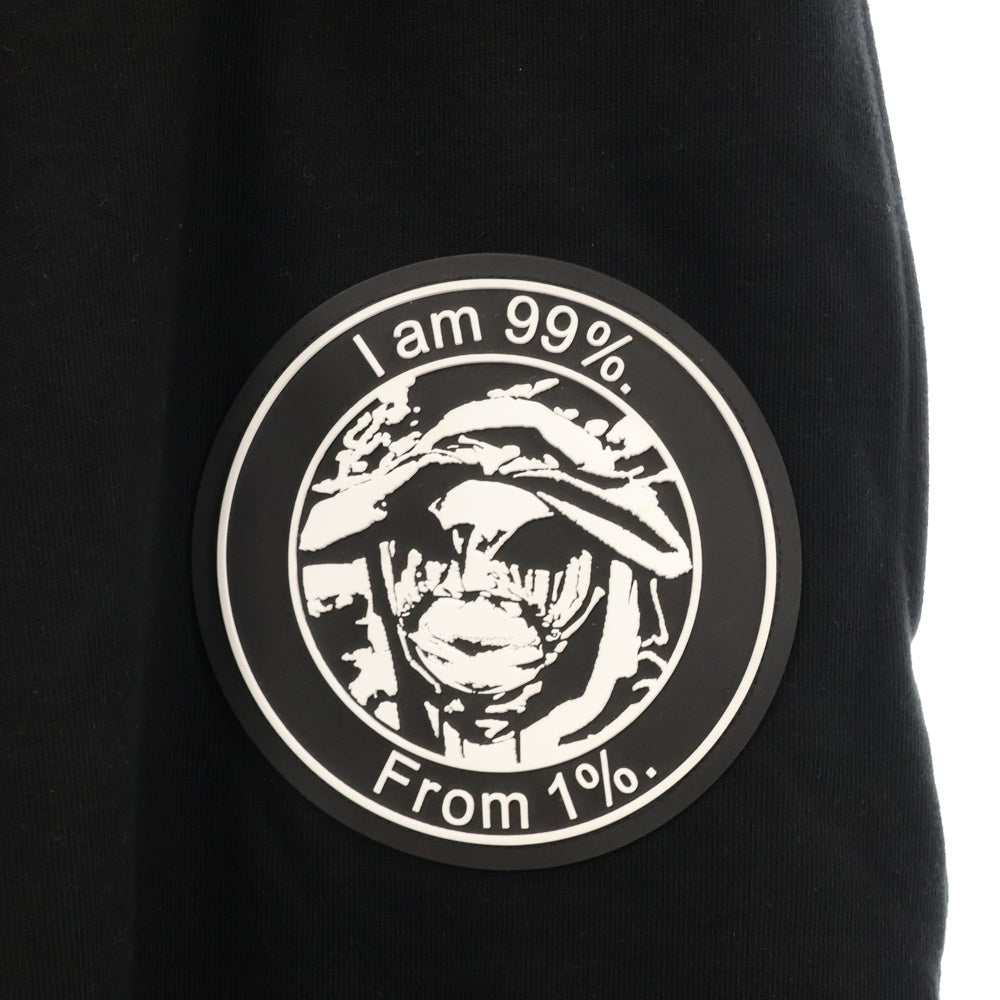 99%is(ナインティナインパーセントイズ) 22AW OUR FAITH PATCH SWEATPANTS アワーラバーロゴパッチ スウェットパンツ ブラック