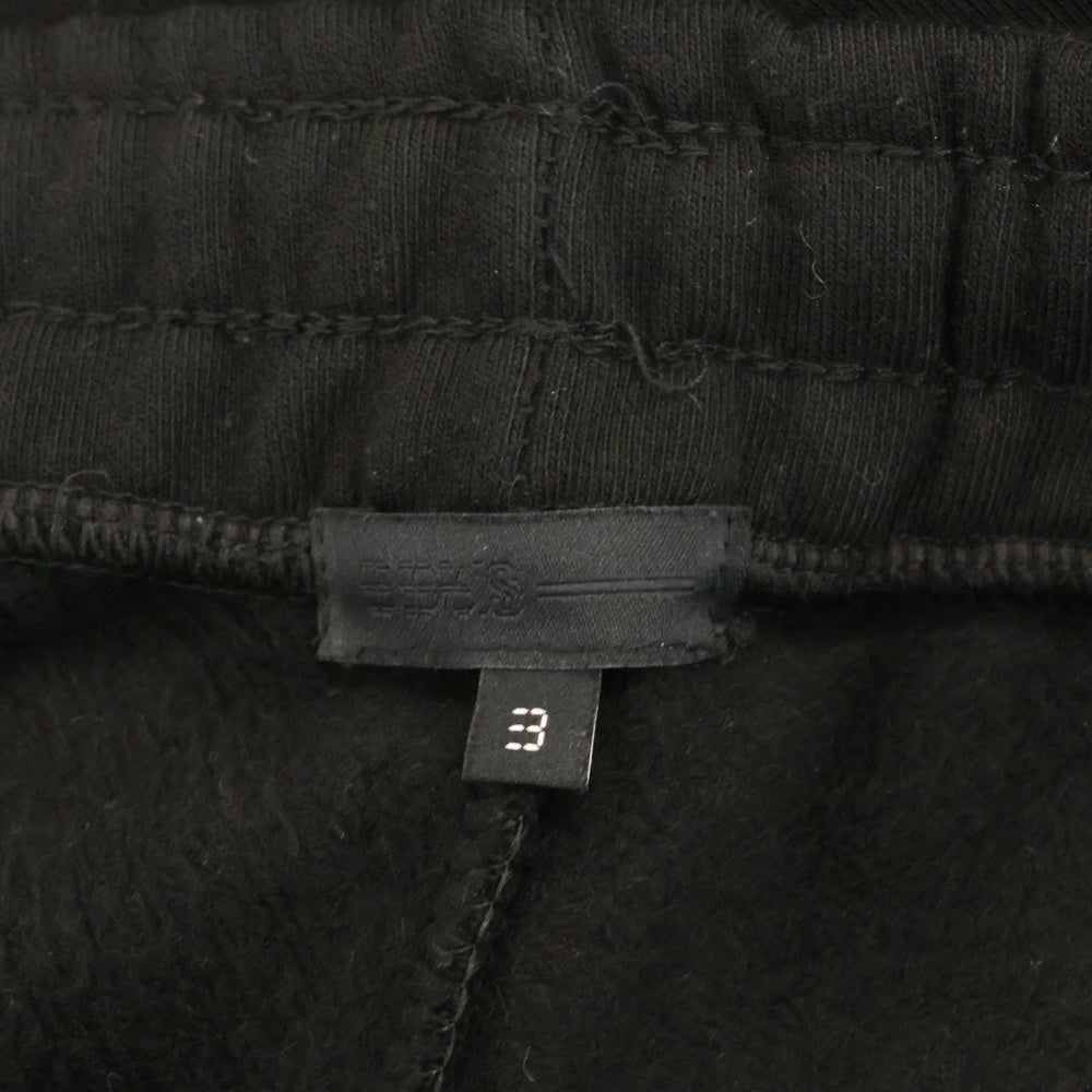 99%is(ナインティナインパーセントイズ) 22AW OUR FAITH PATCH SWEATPANTS アワーラバーロゴパッチ スウェットパンツ ブラック