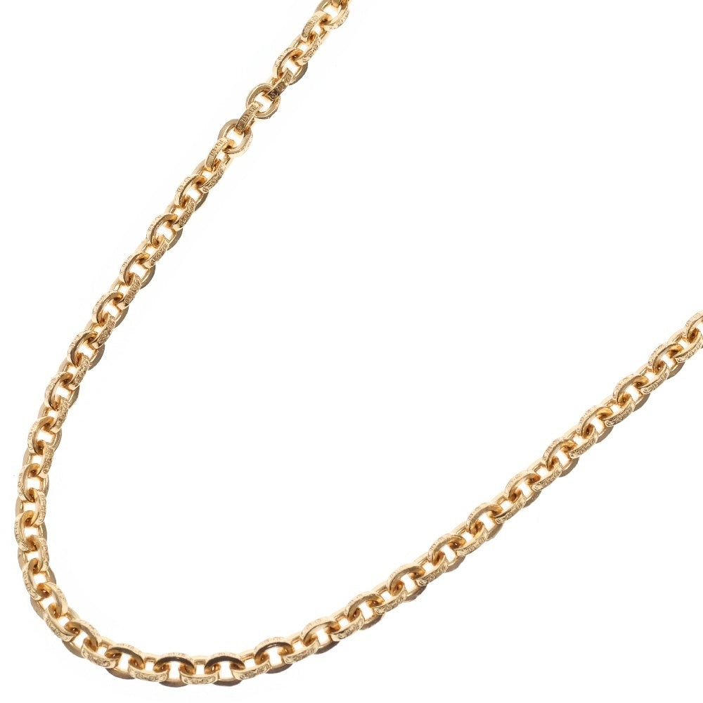 CHROME HEARTS(クロムハーツ) 22K PAPER CHAIN 30 ペーパーチェーン30inch ゴールドネックレス