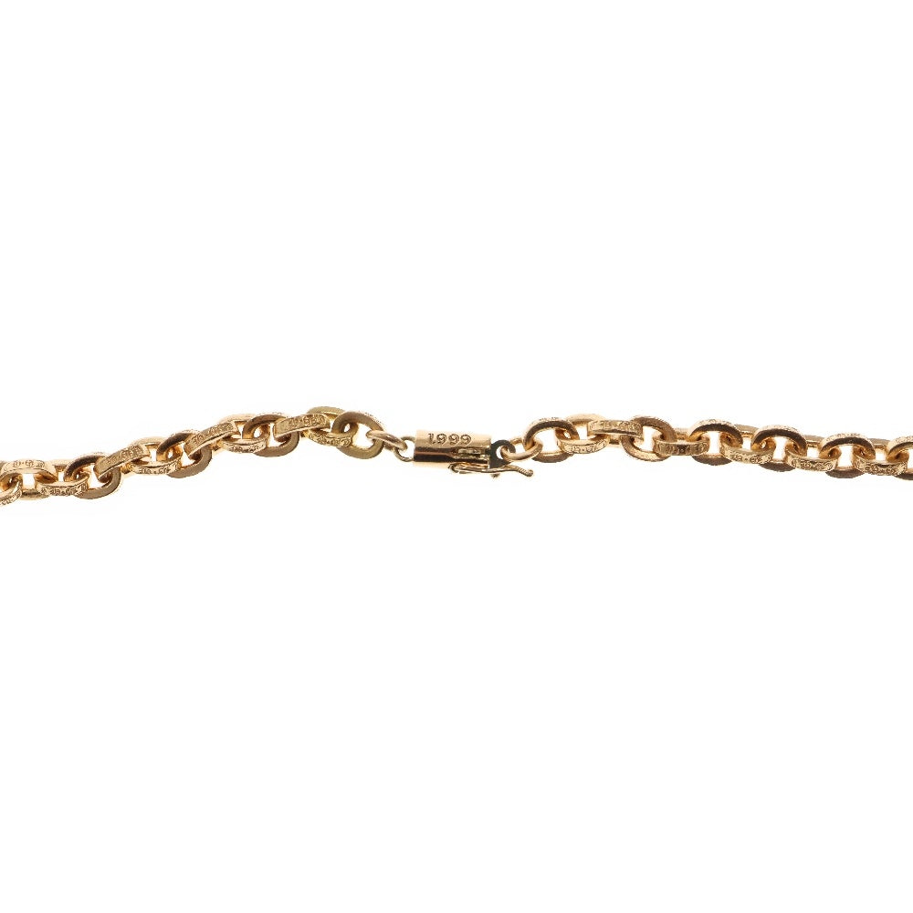 CHROME HEARTS(クロムハーツ) 22K PAPER CHAIN 30 ペーパーチェーン30inch ゴールドネックレス