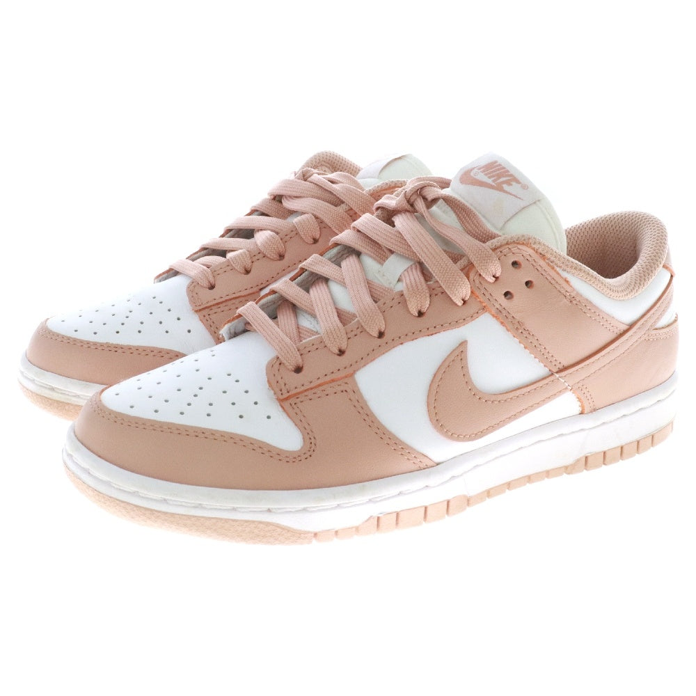NIKE(ナイキ) WMNS Dunk Low Rose Whisper DD1503-118 ウィメンズ ダンク ローズ ウィスパー ローカットスニーカー ホワイト/ピンク US7/24cm