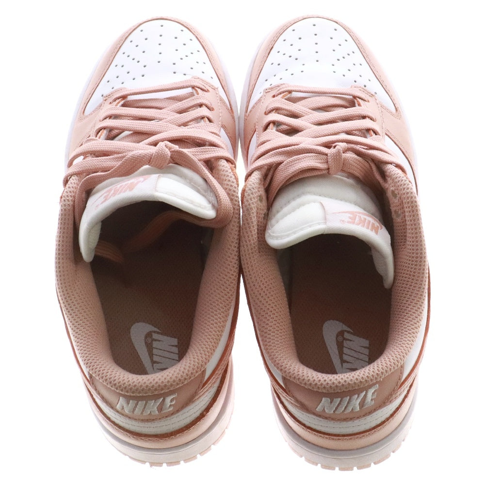 NIKE(ナイキ) WMNS Dunk Low Rose Whisper DD1503-118 ウィメンズ ダンク ローズ ウィスパー ローカットスニーカー ホワイト/ピンク US7/24cm