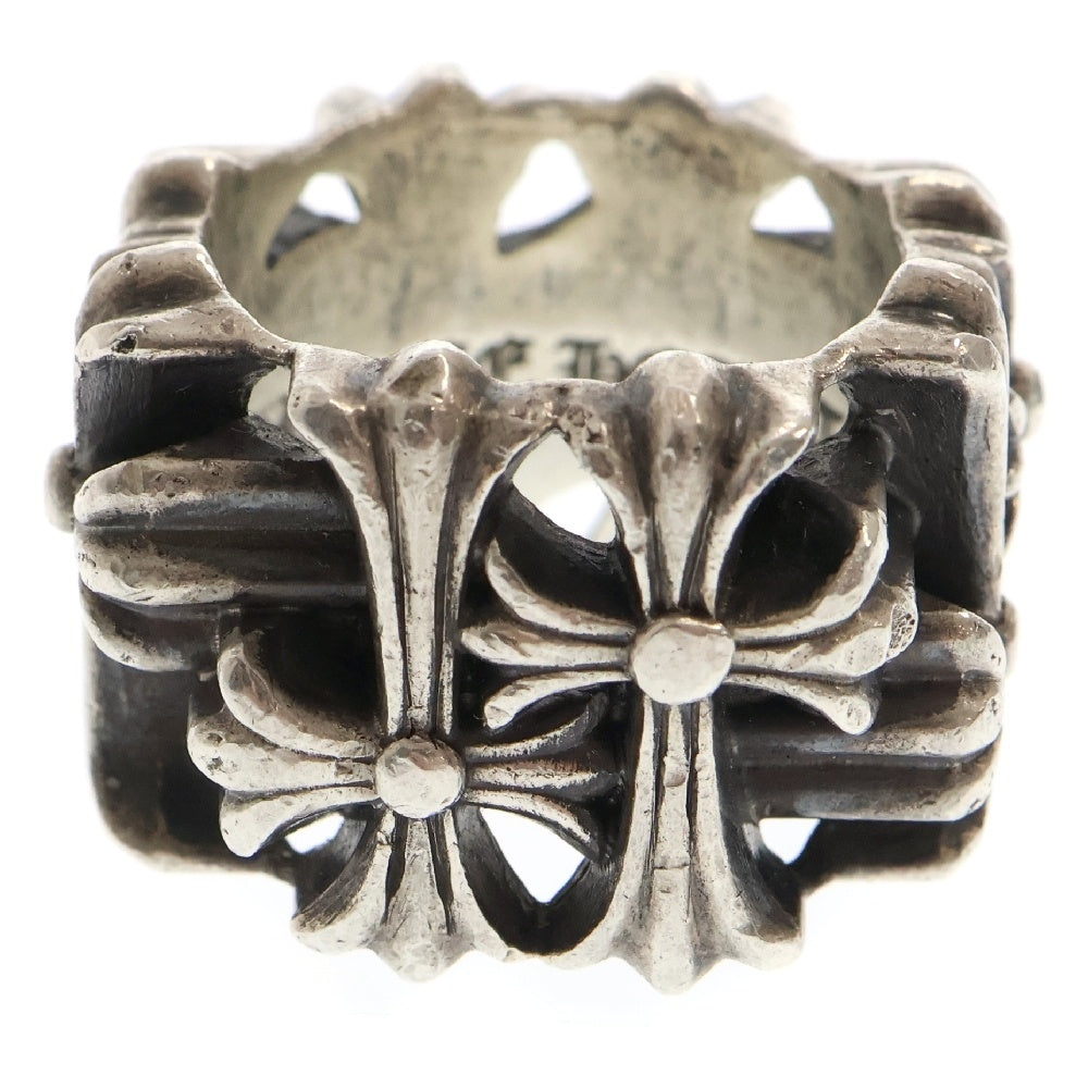 CHROME HEARTS(クロムハーツ) SQUARE CEMETERY スクエアセメタリークロス リング シルバー BCA352