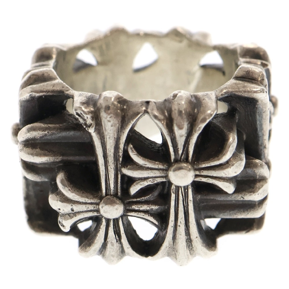CHROME HEARTS(クロムハーツ) SQUARE CEMETERY スクエアセメタリークロス リング シルバー BCA352