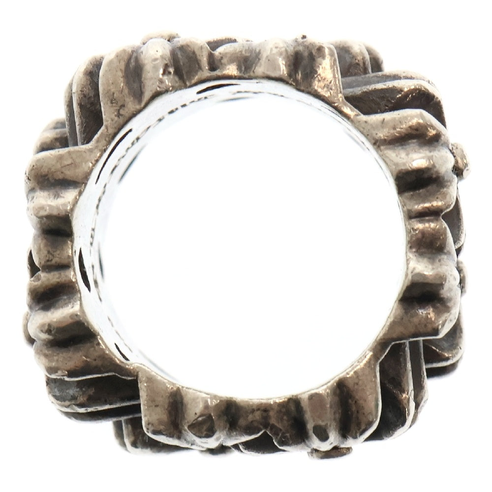 CHROME HEARTS(クロムハーツ) SQUARE CEMETERY スクエアセメタリークロス リング シルバー BCA352