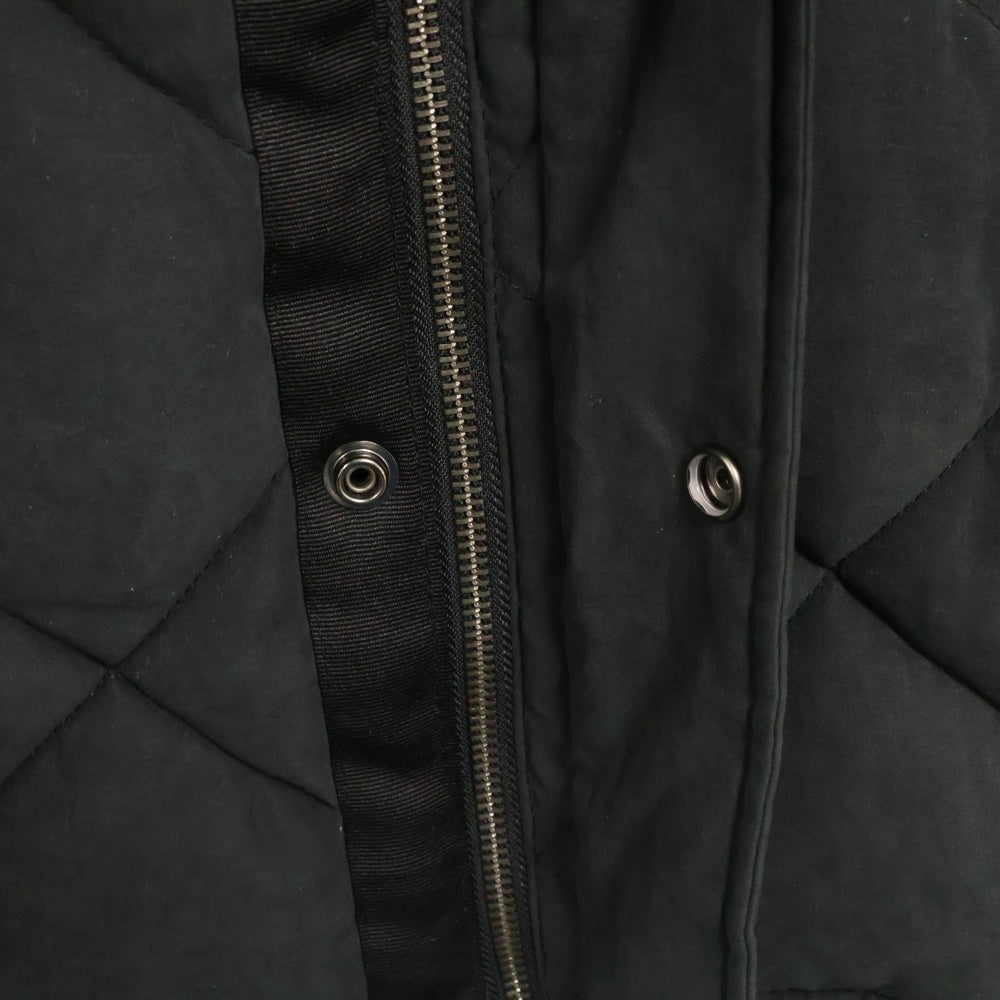 Abercrombie&Fitch(アバクロンビーアンドフィッチ) キルティング スナップボタンジャケット ブラック