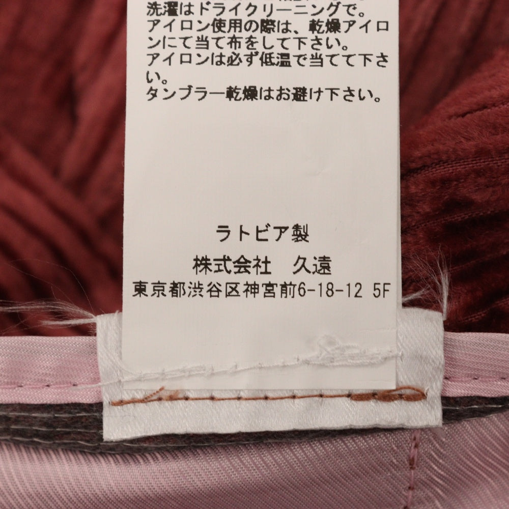 Sefr(セファ) Burgundy Eli Trousers SF-24FW-035 バーガンディ コーデュロイ パンツ