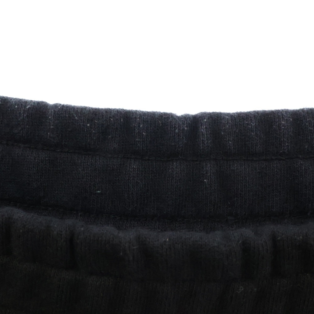 KUSIKOHC(クシコック) Lounge Pants KU2SMT02AP ラウンジスウェットパンツ ブラック 切り替えデザイン パッチ