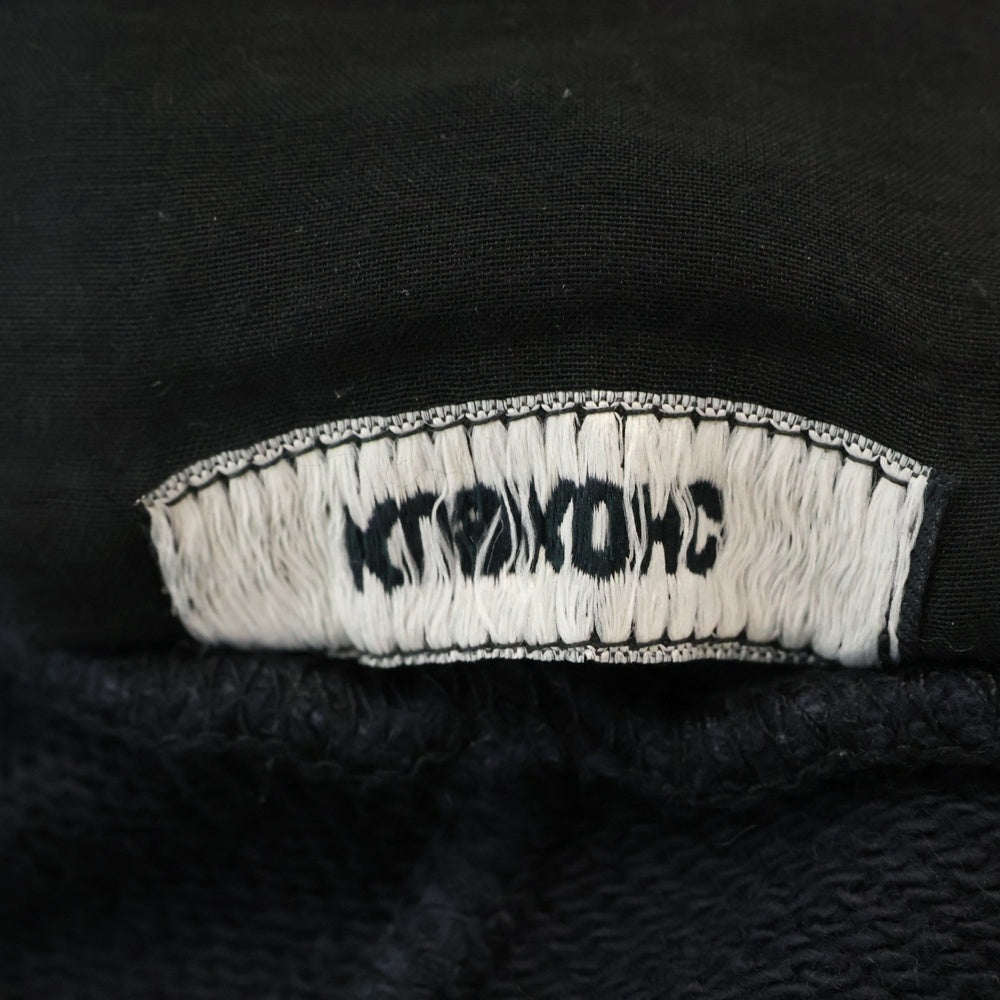 KUSIKOHC(クシコック) Lounge Pants KU2SMT02AP ラウンジスウェットパンツ ブラック 切り替えデザイン パッチ