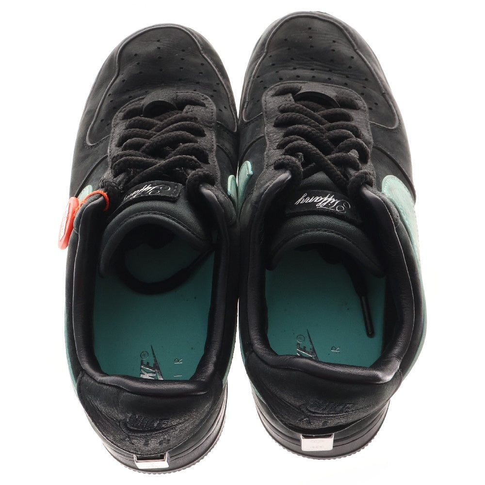 NIKE(ナイキ) ×TIFFANY&CO AIR FORCE 1 LOW 1837 BLACK DZ1382-001 ティファニー エアフォース1 ローカットスニーカー シューズブラック US8/26cm