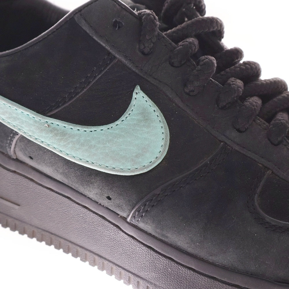 NIKE(ナイキ) ×TIFFANY&CO AIR FORCE 1 LOW 1837 BLACK DZ1382-001 ティファニー エアフォース1 ローカットスニーカー シューズブラック US8/26cm