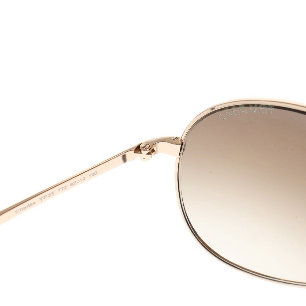 TOM FORD(トムフォード) CHARLES TF35 772 ラウンドレンズ ブラウンサングラス アイウェア