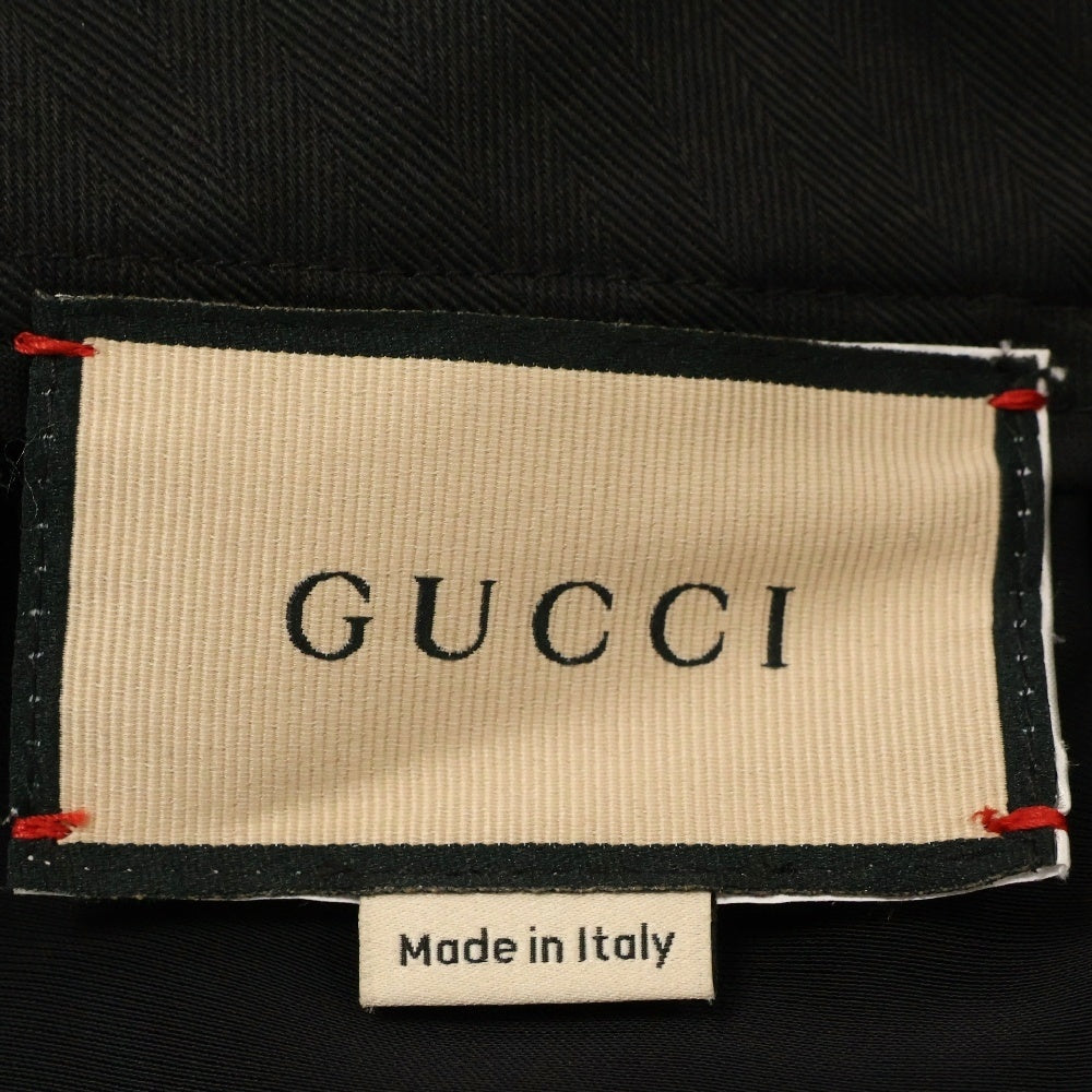 GUCCI(グッチ) Love Parade Dragon Zip Pants 685952 ラブパレード ドラゴンジップパンツ ブラック