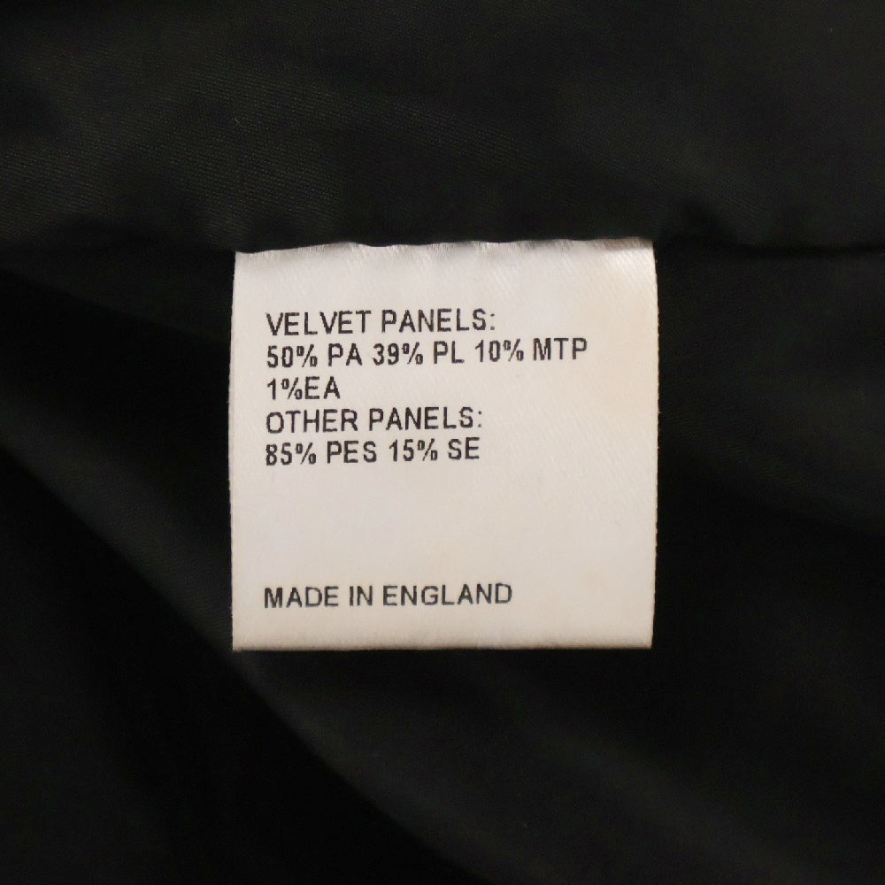 PAPER LONDON(ペーパーロンドン) バックバックル ベルベットオールインワン ベロアワンピース ブラック レディース