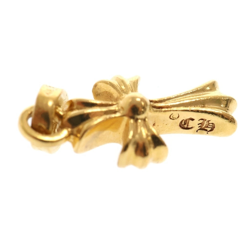 CHROME HEARTS(クロムハーツ) 22K CRS BBYFAT ベイビーファットクロス ペンダントトップ ゴールド BCA037