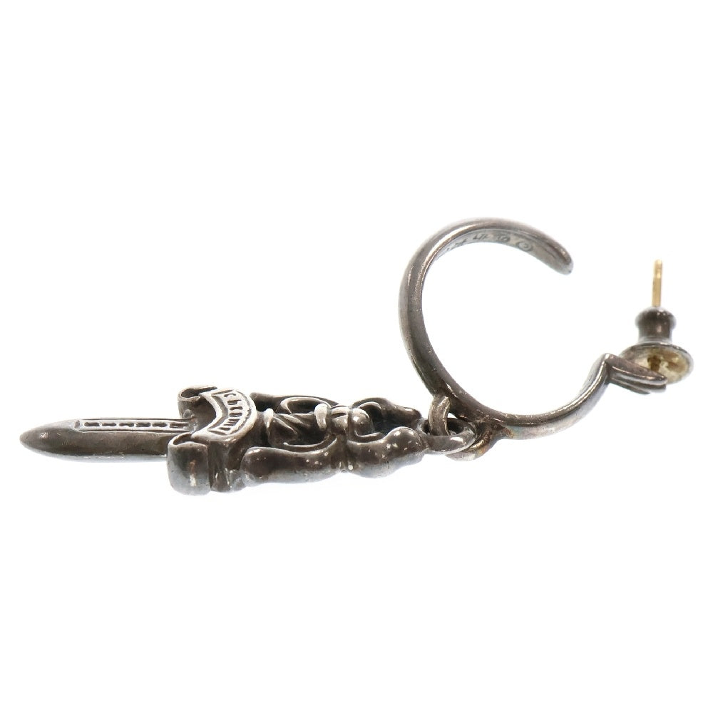 CHROME HEARTS(クロムハーツ) No5 DAGGER #5 ダガーフープ ピアス シルバー BCA106