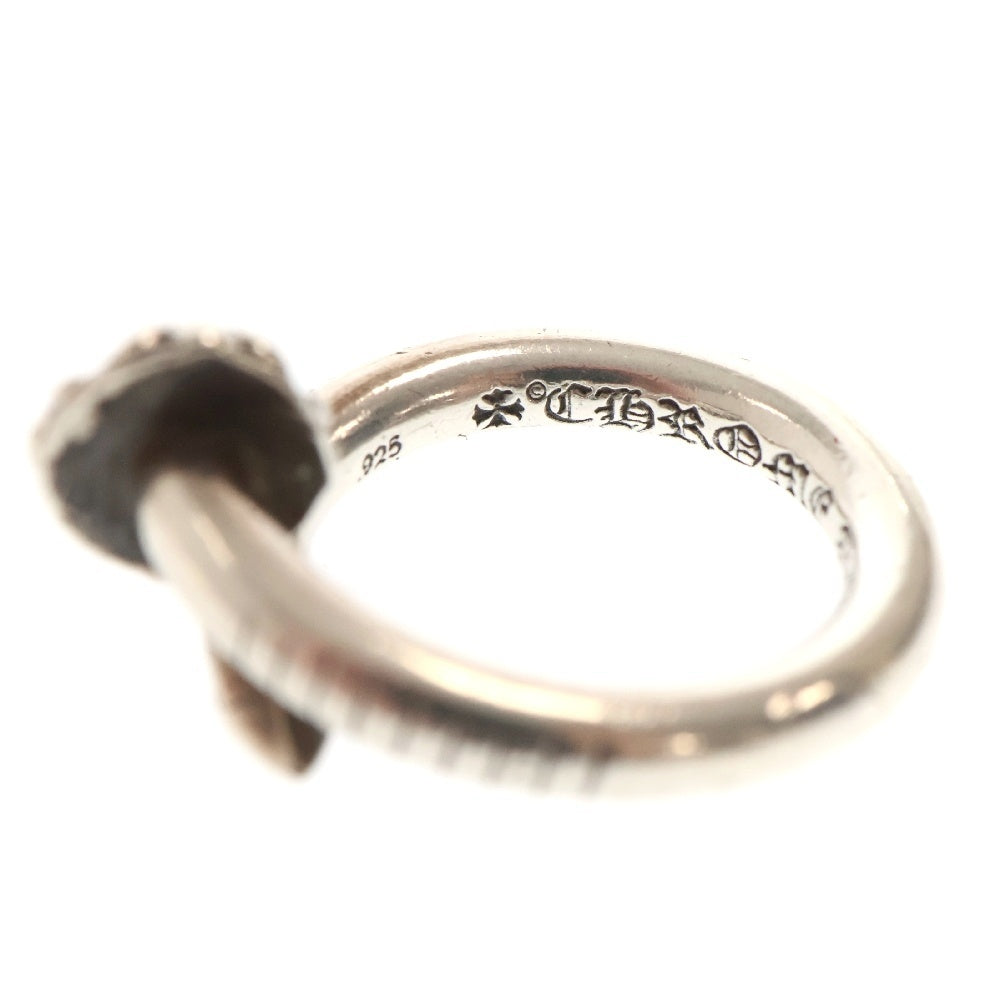 CHROME HEARTS(クロムハーツ) NAIL CRSBALL ネイル クロスボール リング シルバー BCA349