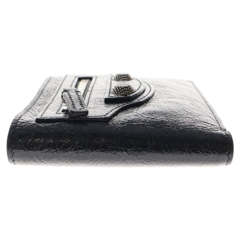 BALENCIAGA(バレンシアガ) SQUARE FOLDED WALLET 763392 スクエアフォールド 二つ折り財布 ブラック