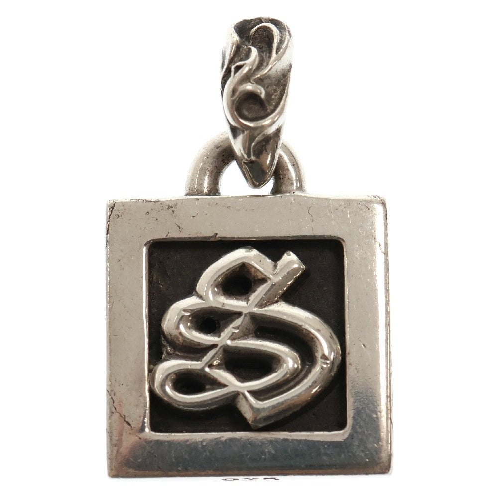 CHROME HEARTS(クロムハーツ) FRAMED LETTER BLOCK フレームド レターブロック S アルファベットチャーム シルバーネックレストップ
