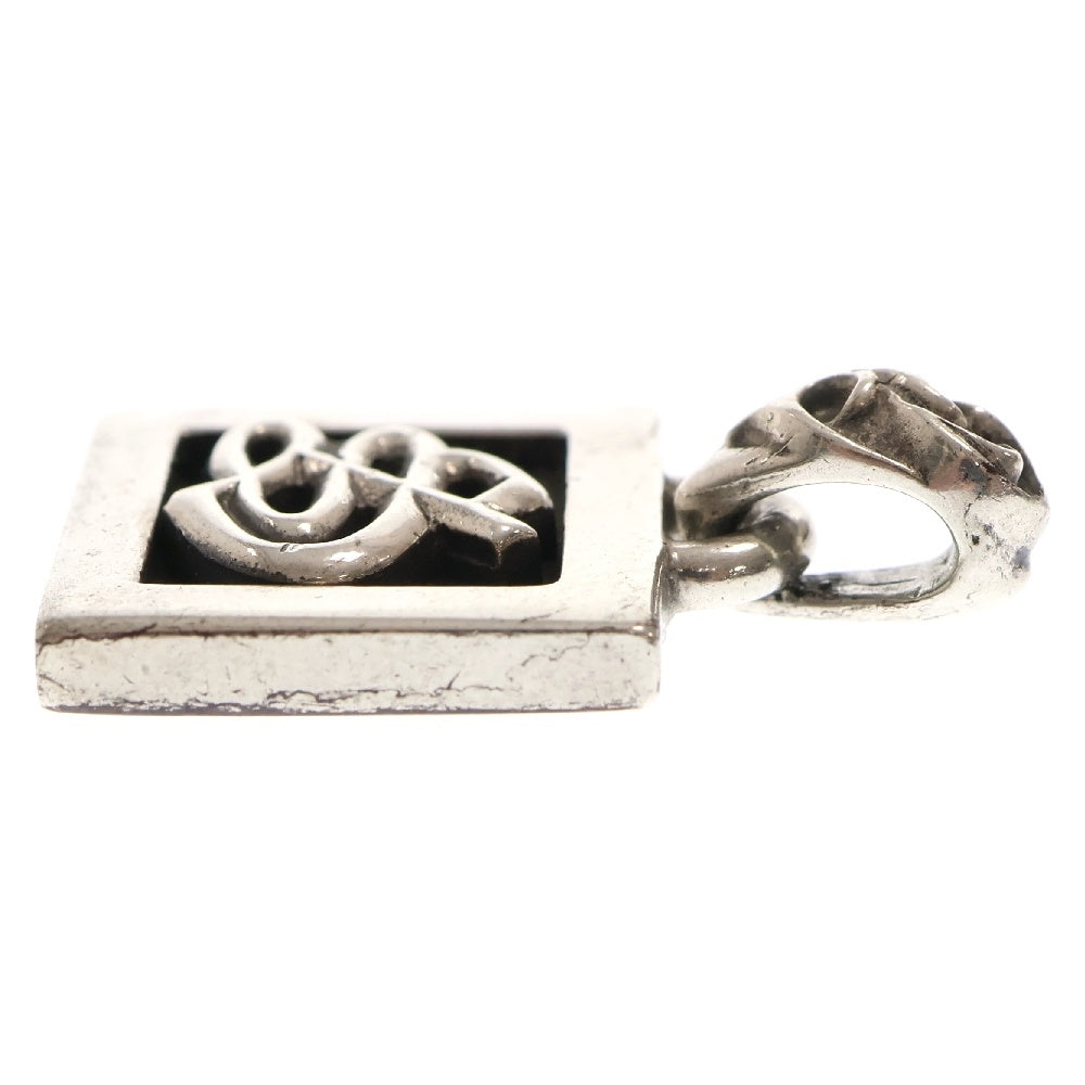 CHROME HEARTS(クロムハーツ) FRAMED LETTER BLOCK フレームド レターブロック S アルファベットチャーム シルバーネックレストップ