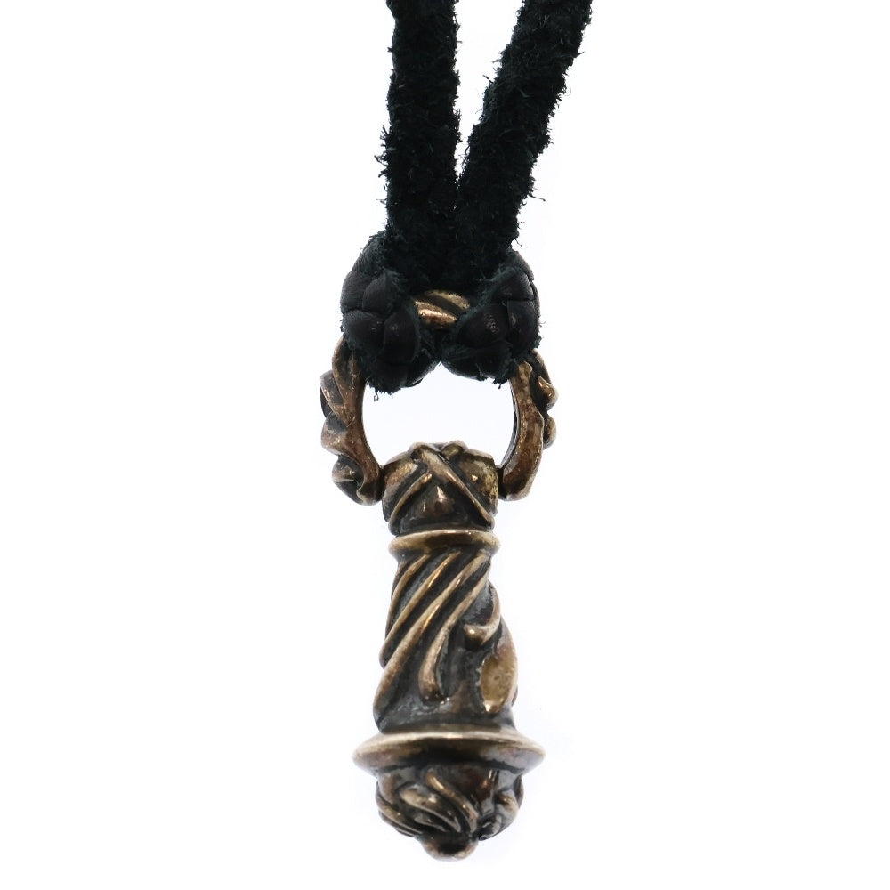 CHROME HEARTS(クロムハーツ) CAMPANA スモール レザーブレイド ペンダント ネックレス シルバー