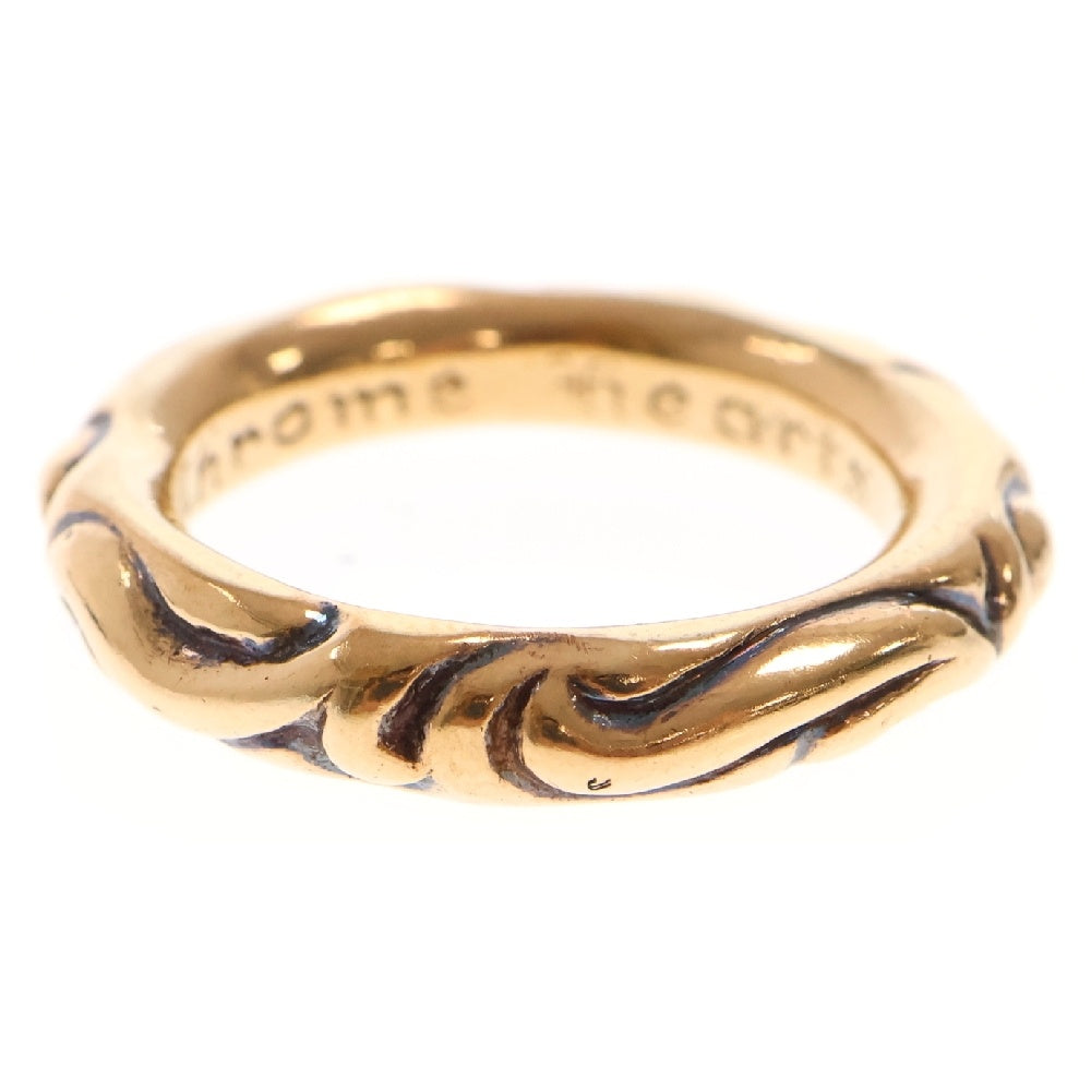 CHROME HEARTS(クロムハーツ) 22K SCRL BAND スクロールバンド リング ゴールド