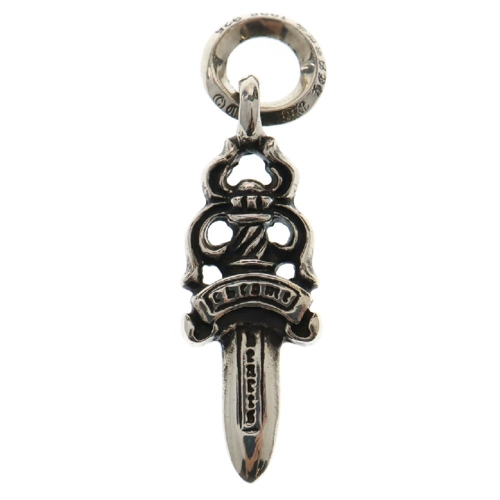 CHROME HEARTS(クロムハーツ) #5 DAGGER P SAP #5 ダガーチャーム PAVEブルーサファイア チャーム ペンダントトップ シルバー