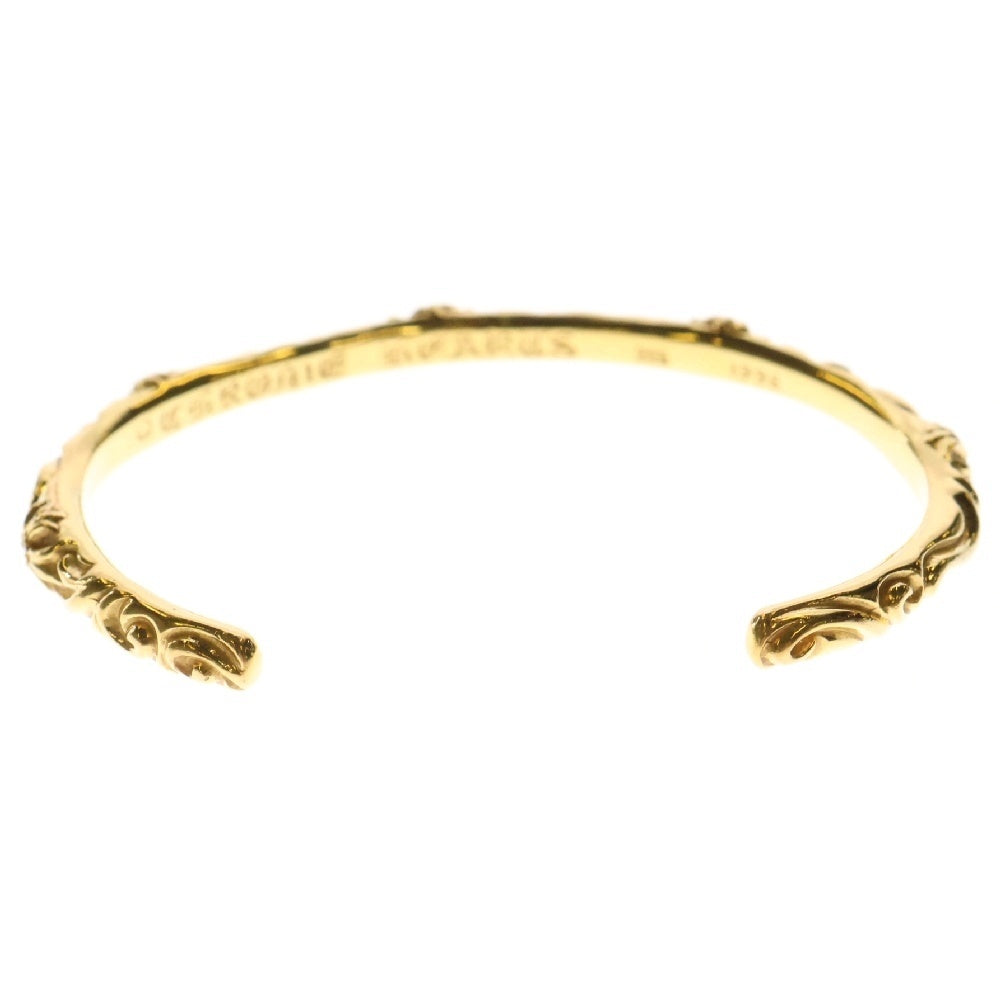 CHROME HEARTS(クロムハーツ) 22K BANGLE SBT A DIA 22K SBTバンド アフターダイヤ バングル ゴールド