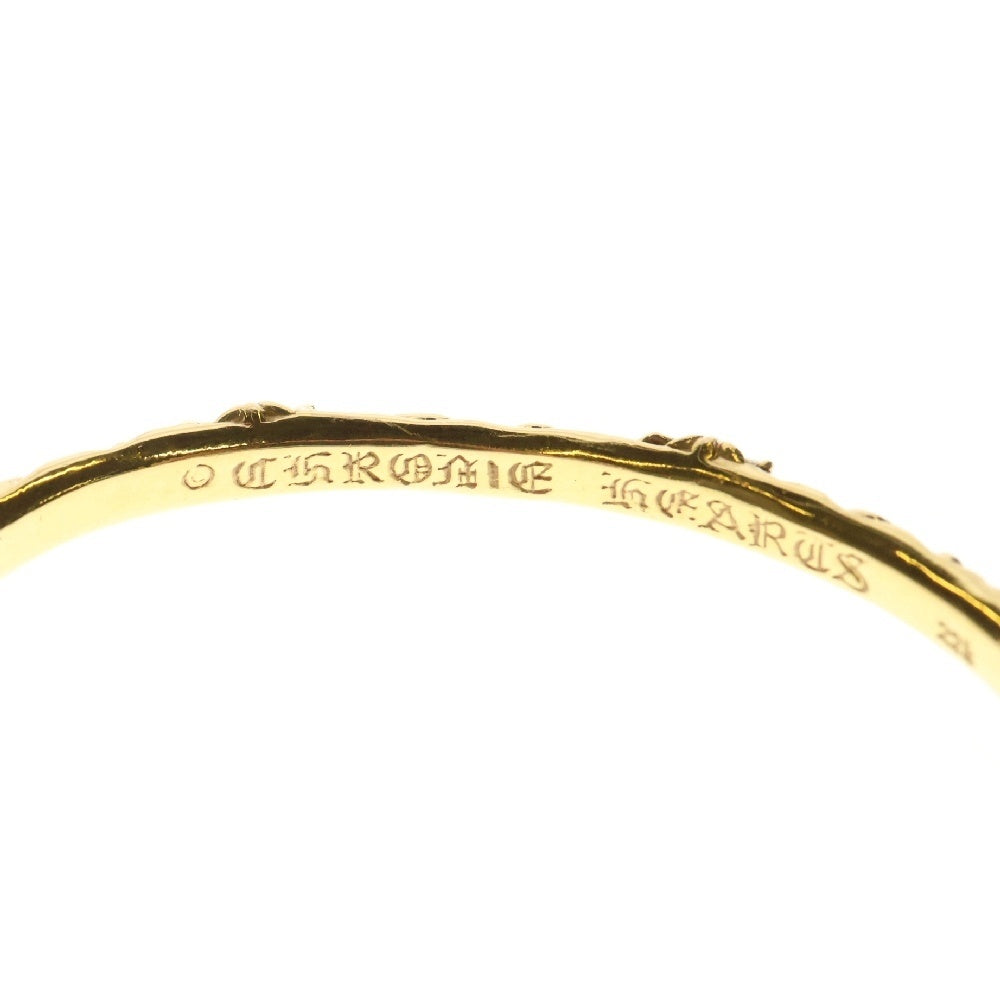 CHROME HEARTS(クロムハーツ) 22K BANGLE SBT A DIA 22K SBTバンド アフターダイヤ バングル ゴールド