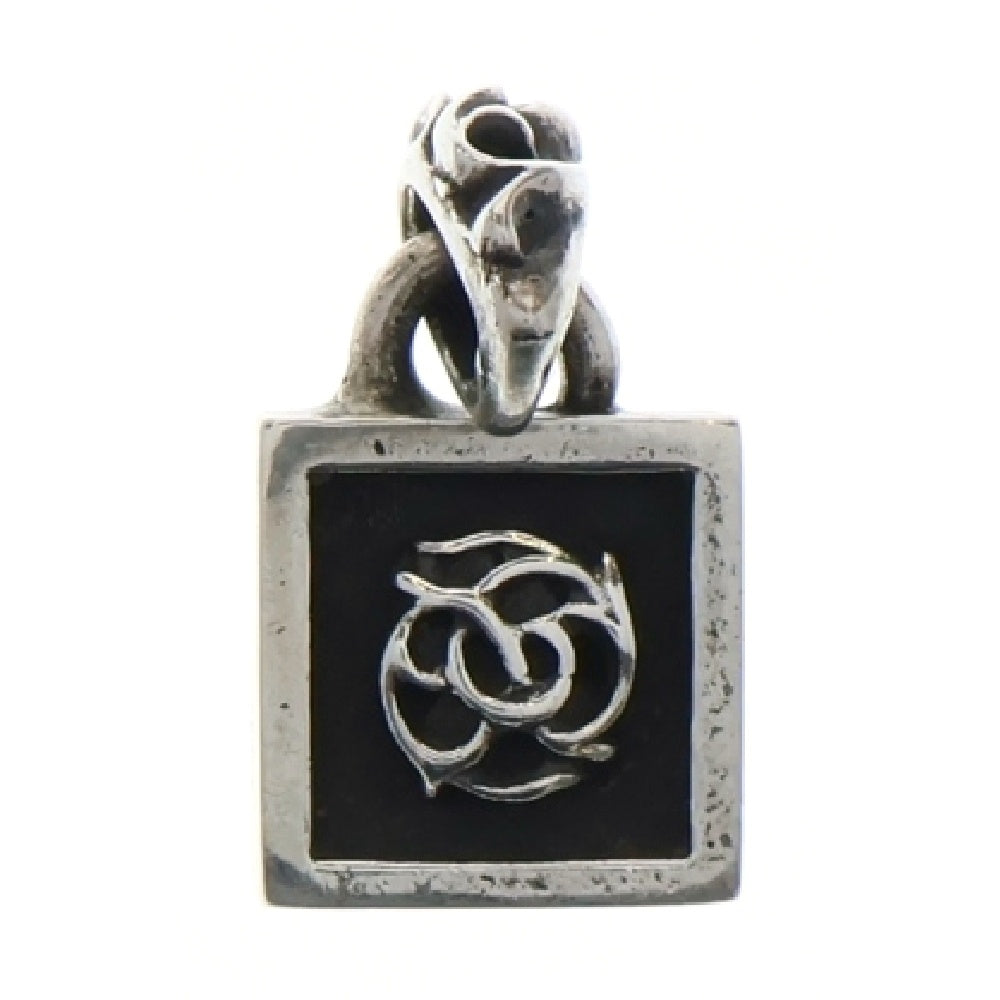 CHROME HEARTS(クロムハーツ) FRAMED FLRL フレームドフローラル チャーム ペンダントトップ シルバー