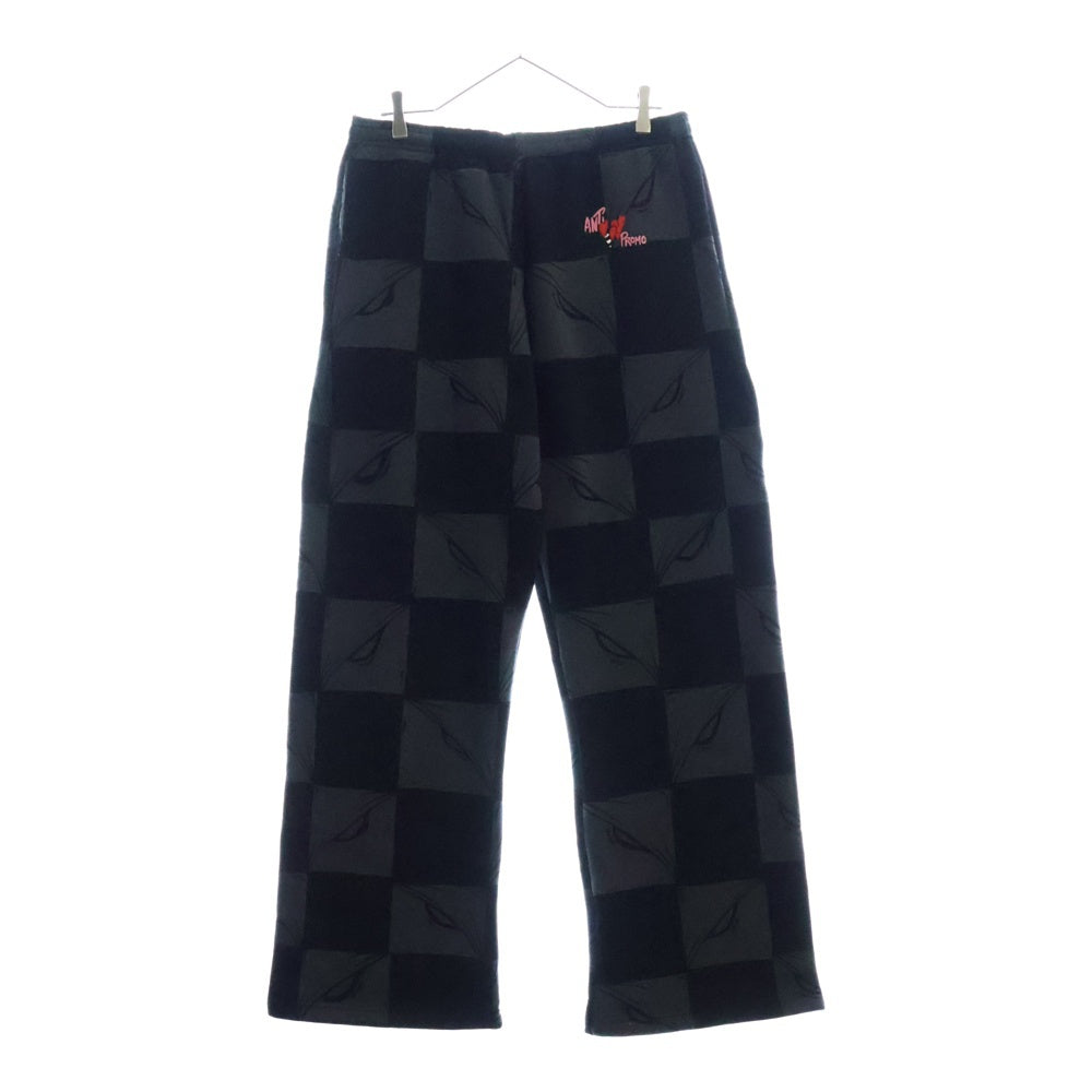 ANTI PROMO(アンチプロモ) 99EYES SWATPANTS MATTY BOY プリントスウェットロングパンツ ブラック