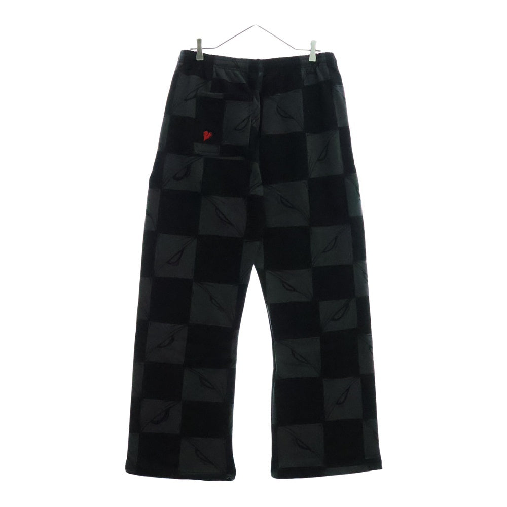 ANTI PROMO(アンチプロモ) 99EYES SWATPANTS MATTY BOY プリントスウェットロングパンツ ブラック