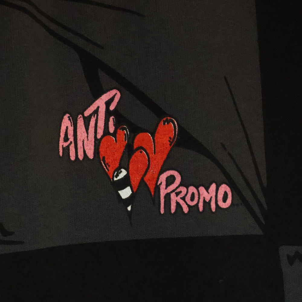 ANTI PROMO(アンチプロモ) 99EYES SWATPANTS MATTY BOY プリントスウェットロングパンツ ブラック