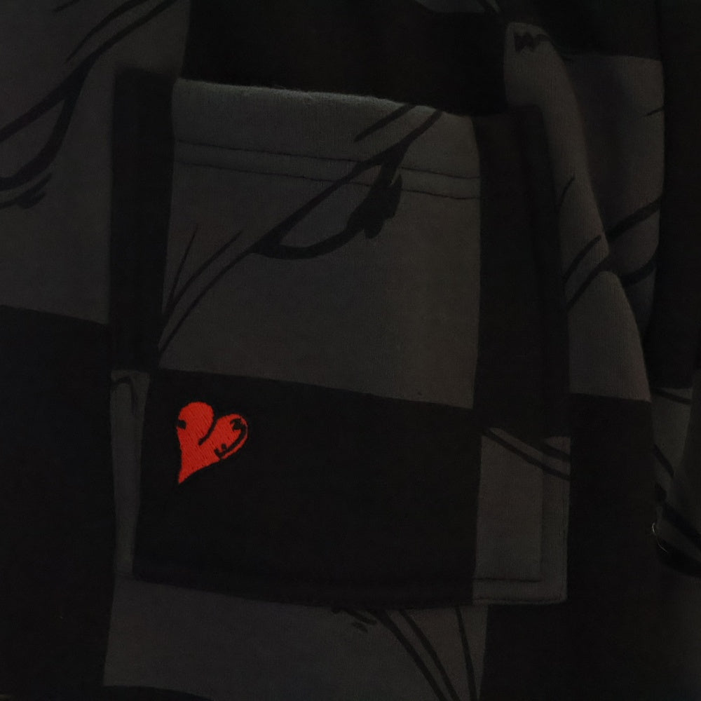 ANTI PROMO(アンチプロモ) 99EYES SWATPANTS MATTY BOY プリントスウェットロングパンツ ブラック