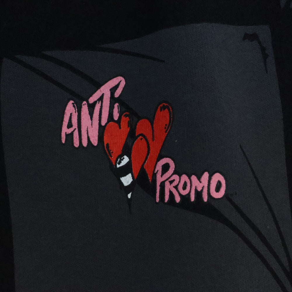 ANTI PROMO(アンチプロモ) 99EYES SWATPANTS MATTY BOY プリントスウェットロングパンツ ブラック