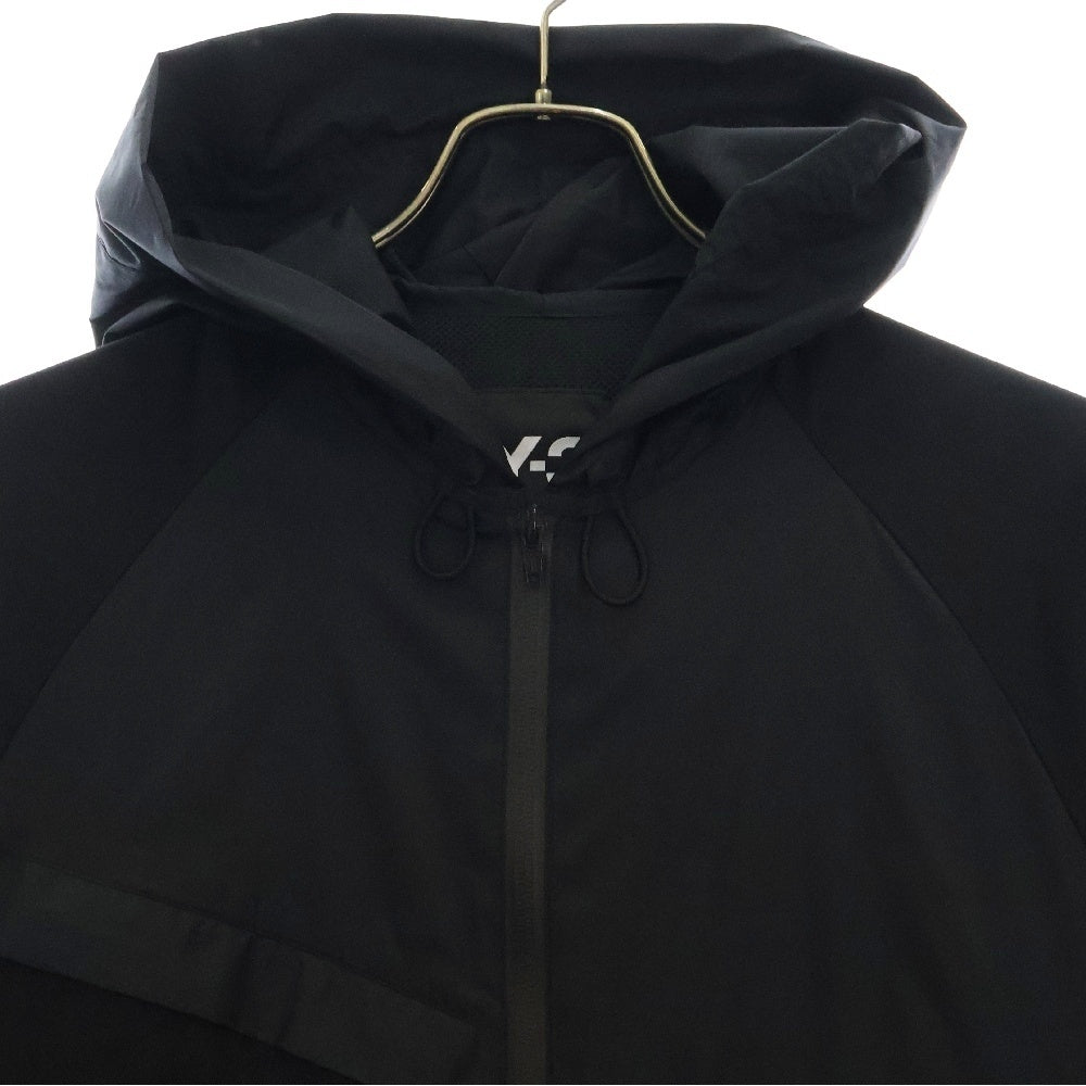 Y-3(ワイスリー) ナイロンジップアップフーディ パーカー ジャケット ブラック FJ0452