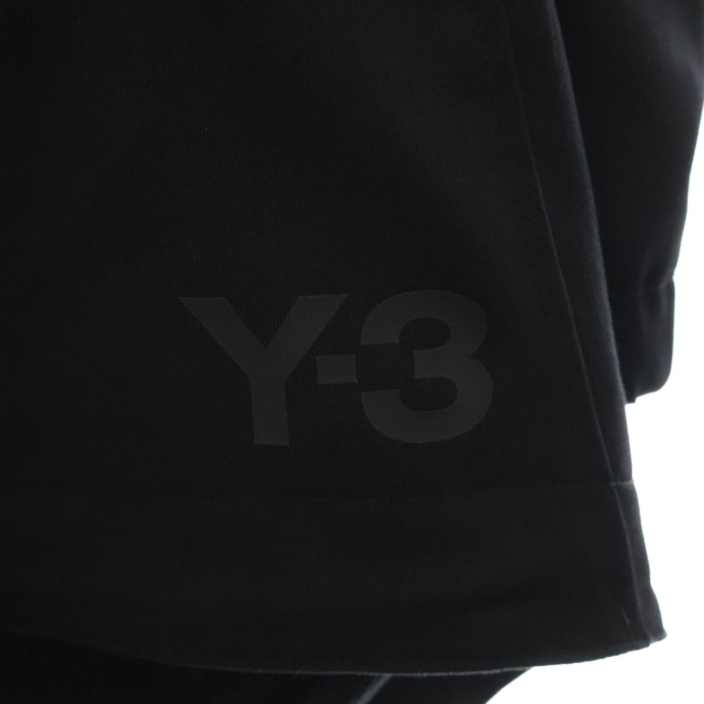 Y-3(ワイスリー) ナイロンジップアップフーディ パーカー ジャケット ブラック FJ0452