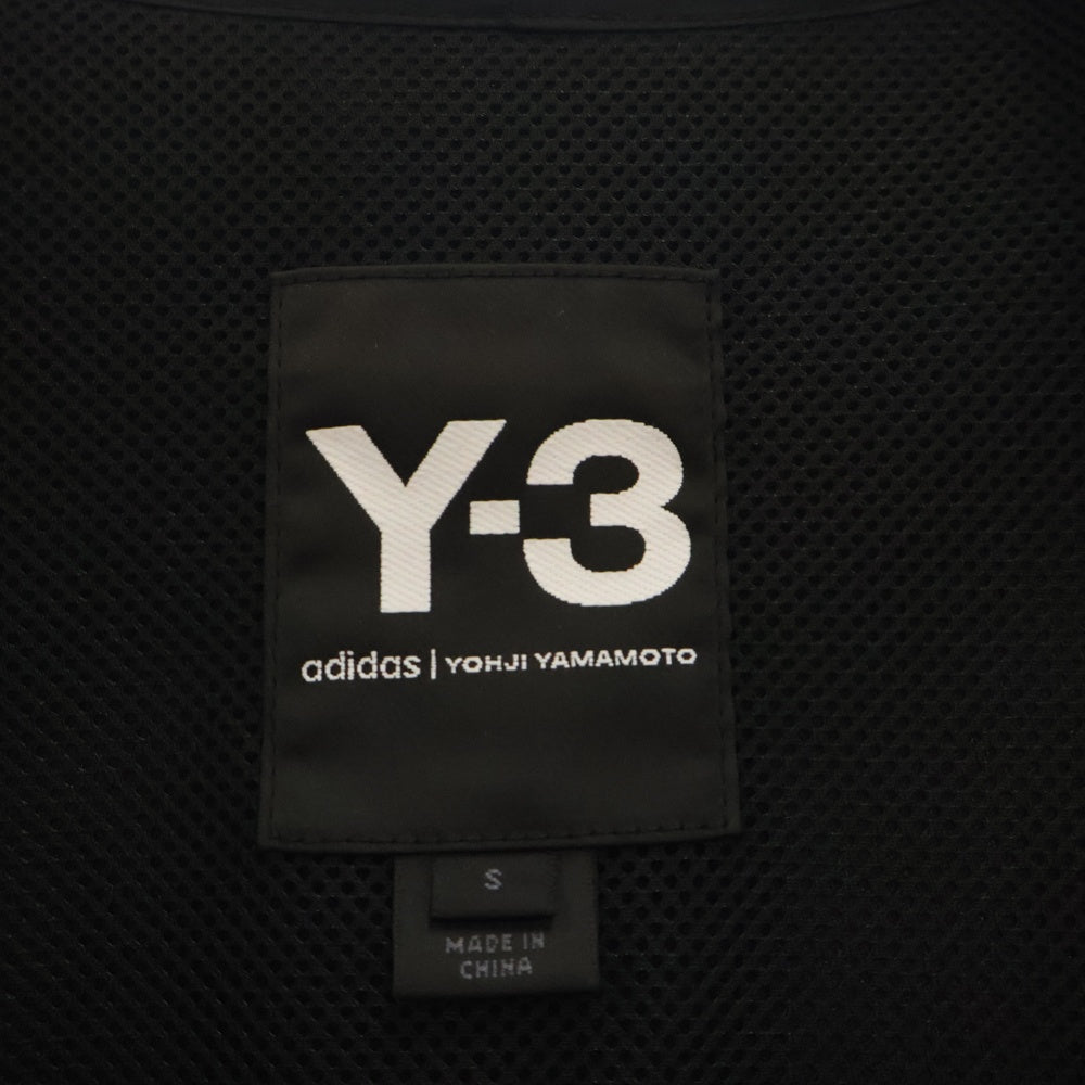 Y-3(ワイスリー) ナイロンジップアップフーディ パーカー ジャケット ブラック FJ0452