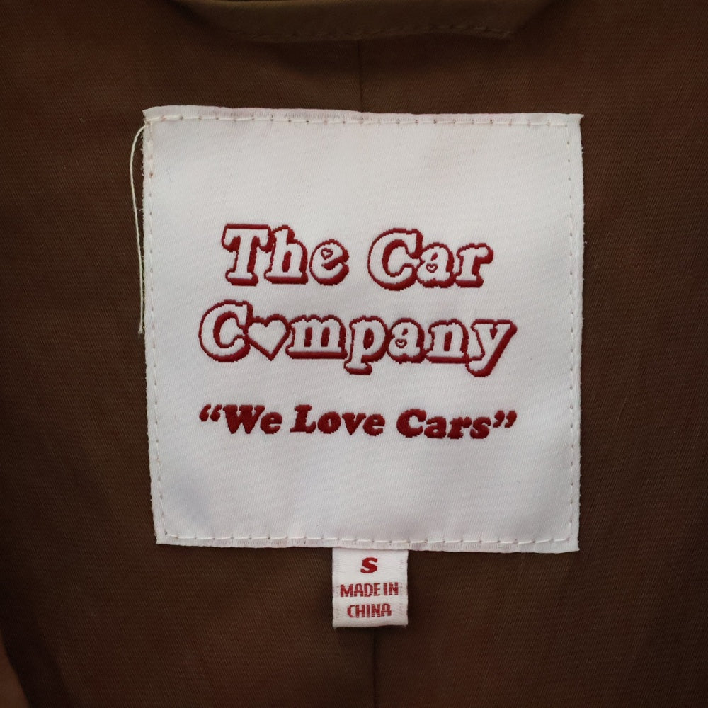 THE CAR COMPANY(ザカーカンパニー) TCCロゴ刺繍 ボアジャケット ピンク