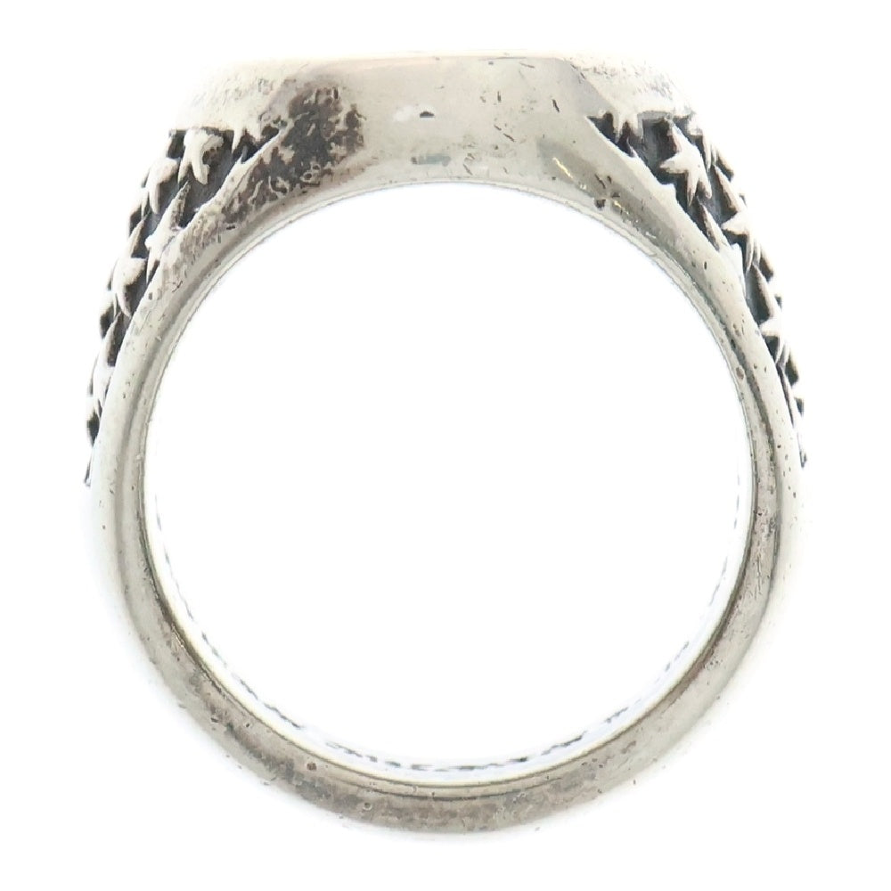 CHROME HEARTS(クロムハーツ) PPO CAMEO STRIPED HEART カメオ シルバーリング メンズ